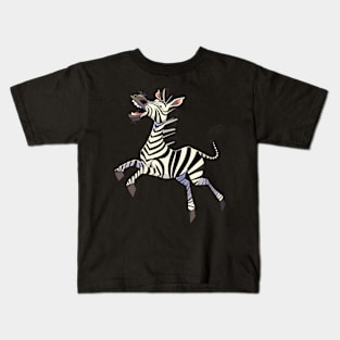 Zebra Ecological Role Kids T-Shirt